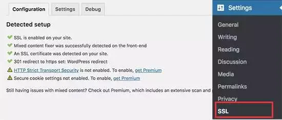 Free SSL Certificate Plugin