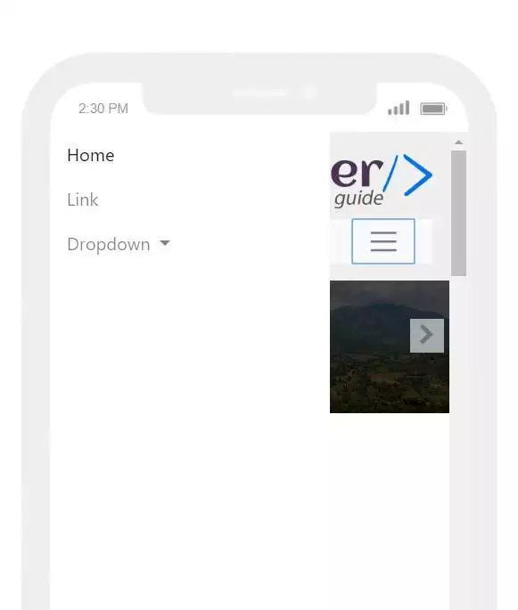 Bootstrap off canvas menu