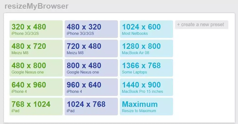 Best tools for testing responsive web design - ResizeMyBrowser