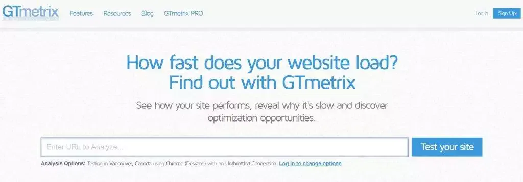 Gtmetrix