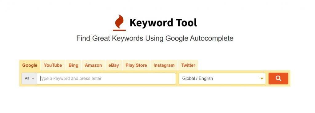 Keyword tool