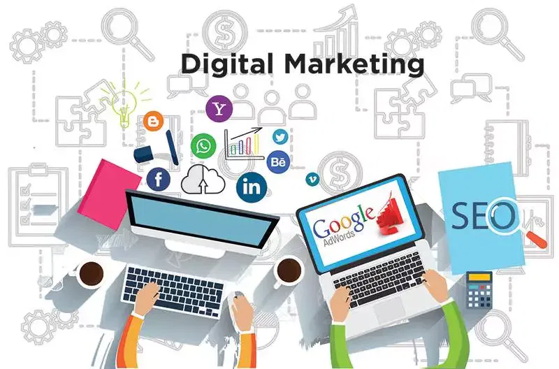 Types of Digital Marketing - Video Animation Image