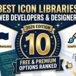 Top 10 icon libraries for web developers