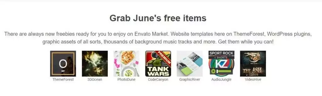 Envato Free Items