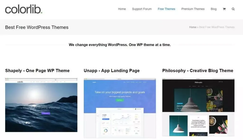 Colorlib free themes