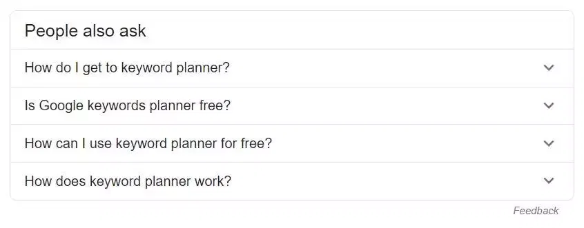 google people also ask