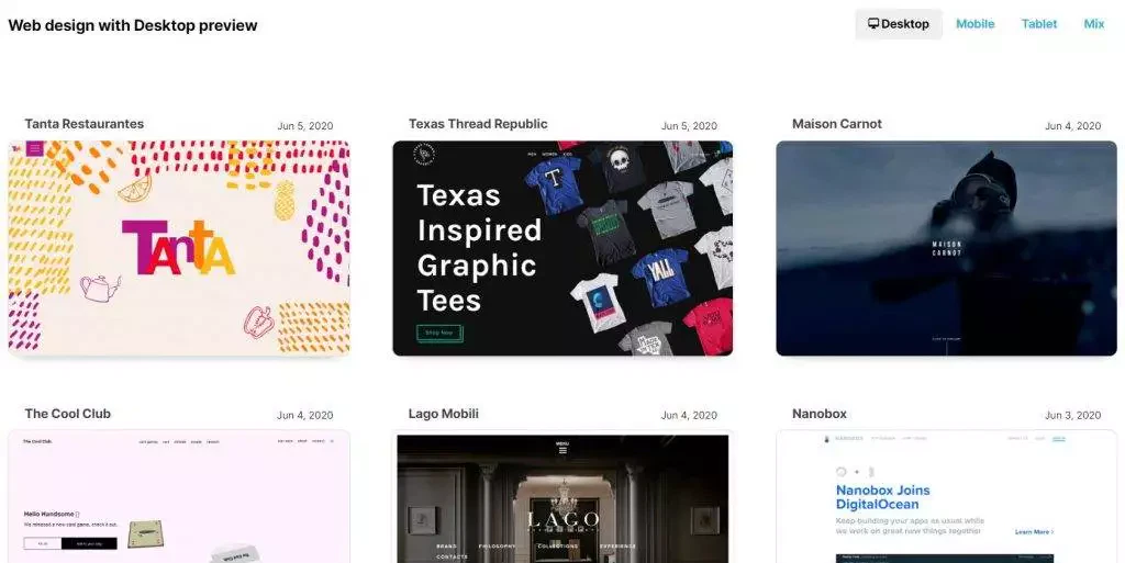 Top Websites for webdesign inspiration
