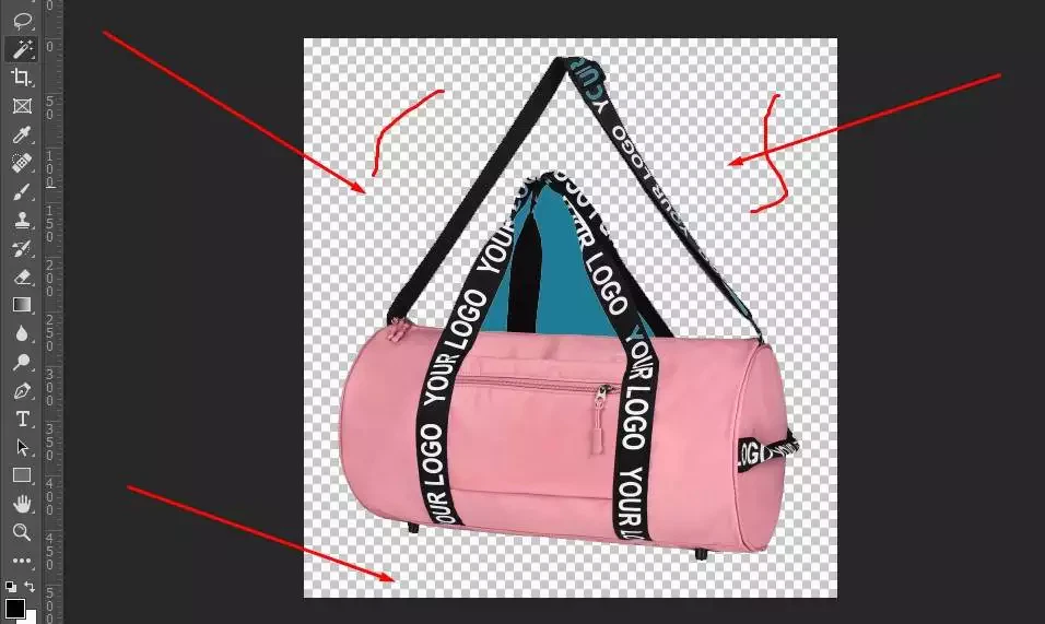 How to make transparent background image: Step 3