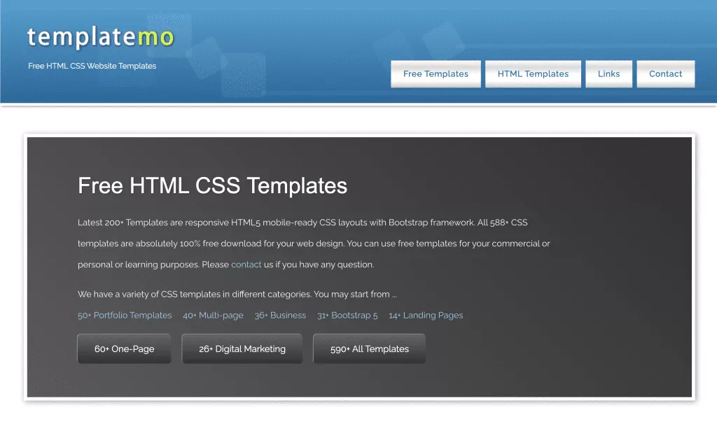 Free Sites to Download Stunning Web Templates-TemplateMo