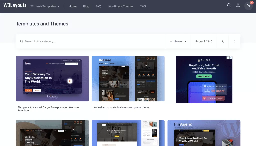 W3Layouts-Free Sites to Download Stunning Web Templates