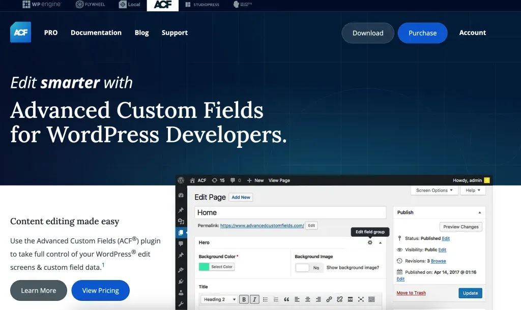 Essential WordPress Plugins for Every Developer: acf