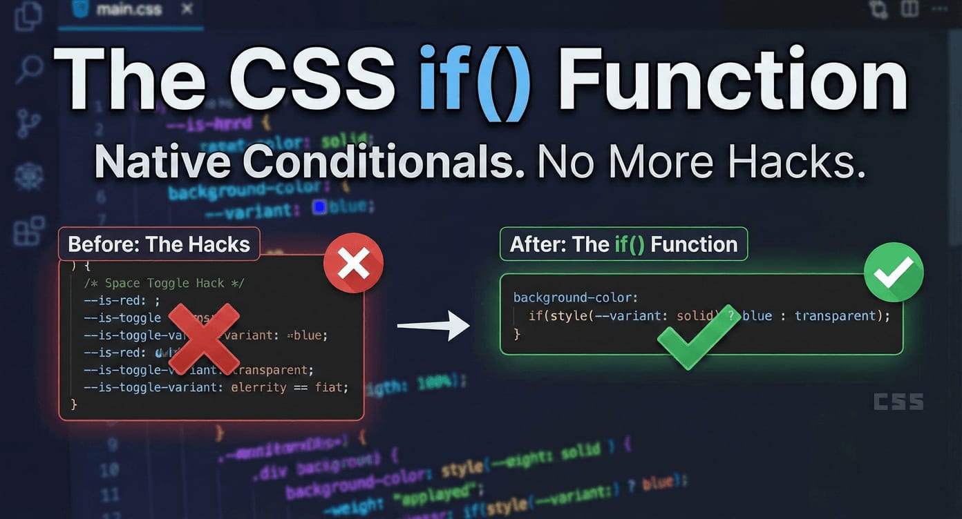 The CSS if() Function Guide: Inline Conditionals have finally arrived